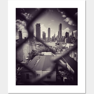 Manhattan Skyline Long Island City NYC Posters and Art